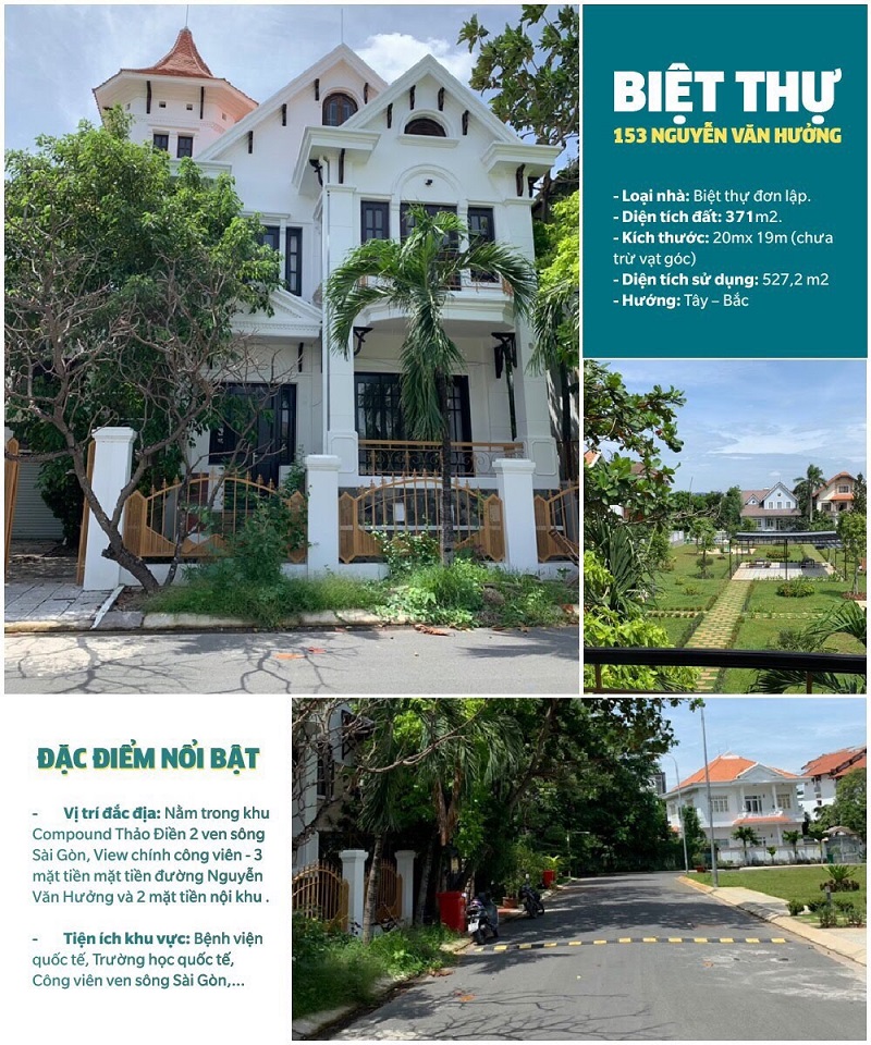 Cho thuê biệt thự mặt tiền 153 Nguyễn Văn Hưởng Thảo Điền Cho thuê biệt thự mặt tiền 153 Nguyễn Văn Hưởng Thảo Điền