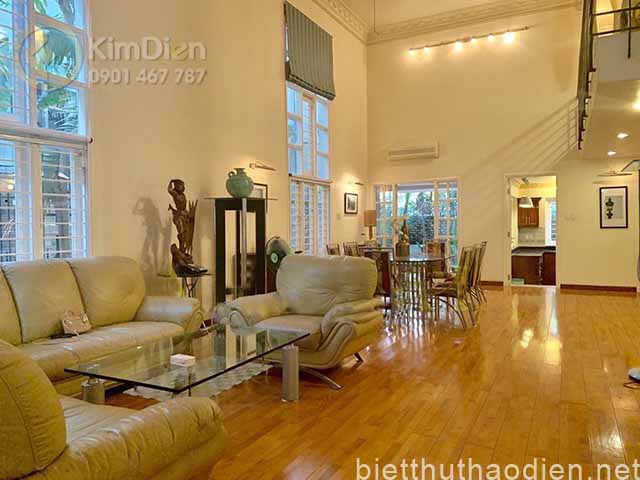 cho thue biet thu co noi that khu thao dien