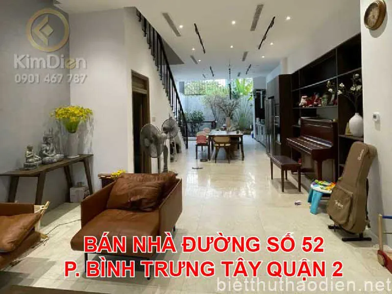 Bán nhà đường số 52 phường Bình Trưng Tây quận 2