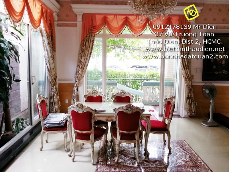 Bán biệt thự đẹp phong cách Louis XVIII