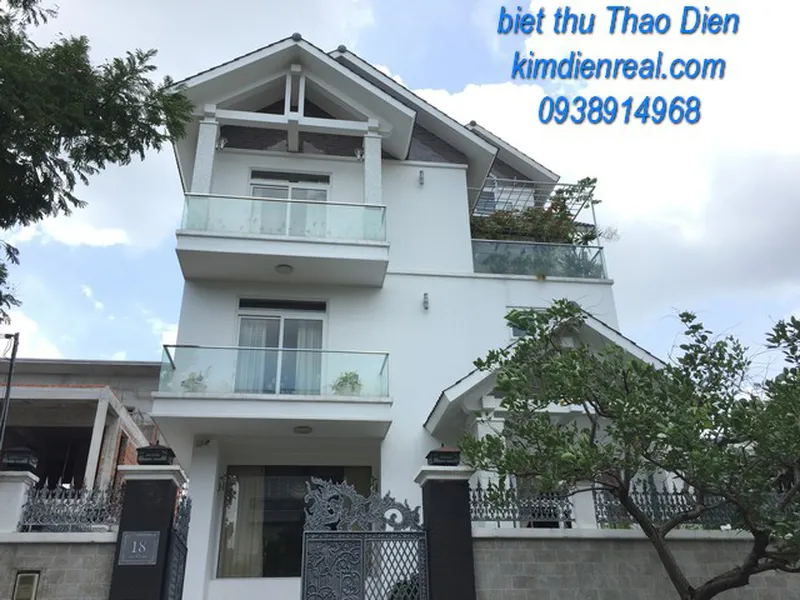 BÁN BIỆT THƯ THẢO ĐIỀN ĐƯỜNG LÊ VĂN MIẾN