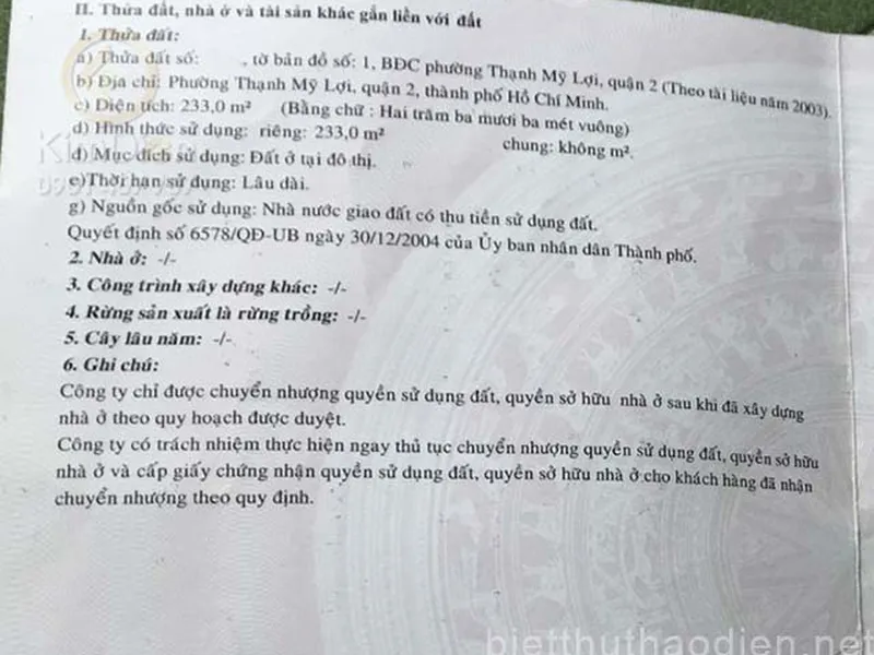 Bán Đất Đường Bát Nàn Phường Bình Trưng Tây
