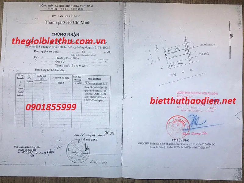 Bán đất nhà phố khu 33 Quốc Hương Thảo Điền
