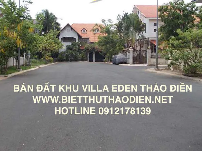 BÁN GẤP ĐẤT KHU VILLA EDEN THẢO ĐIỀN QUẬN 2