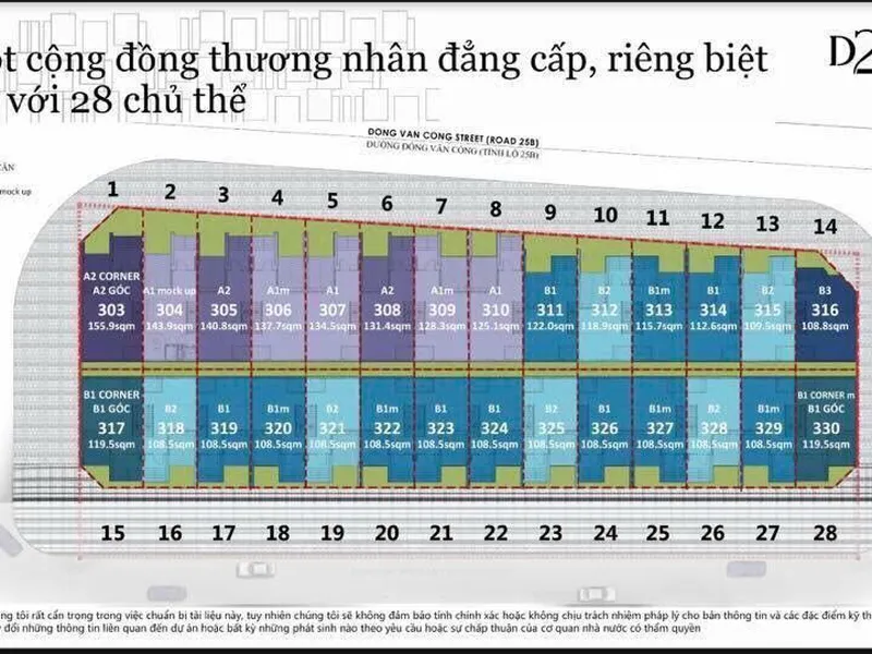 Bán nhà văn phòng Shophouse D2eight mặt tiền Đồng Văn Cống Quận 2