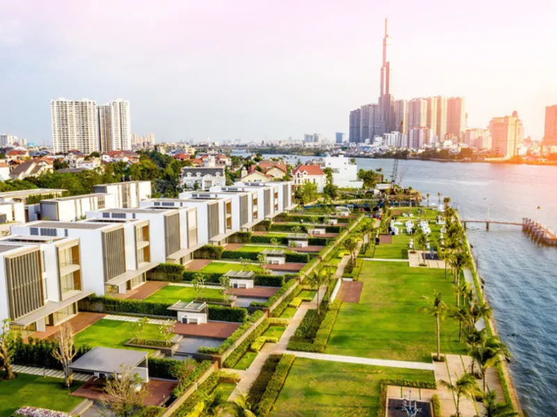 Biệt thự Holm ven sông Thảo Điền bến du thuyền ven sông Sài Gòn