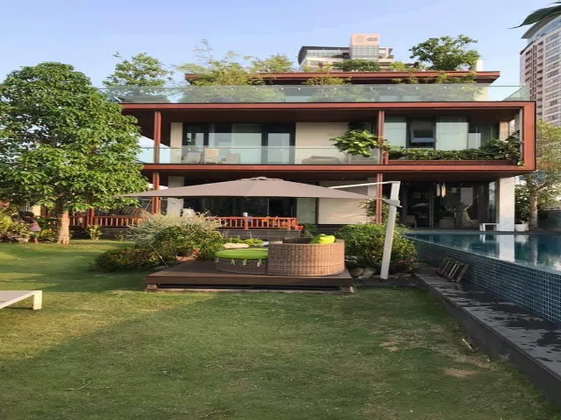 Biệt thự ven sông Thảo Điền nhà mới xây thoáng mát đẹp