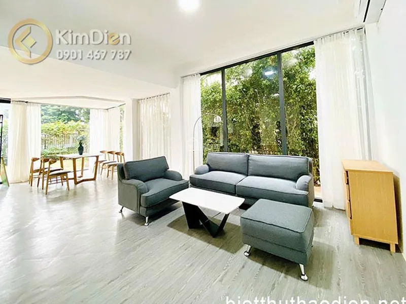 Cho Thuê Biệt Thự 400m2 Sân Vườn Khu Compound Thảo Điền