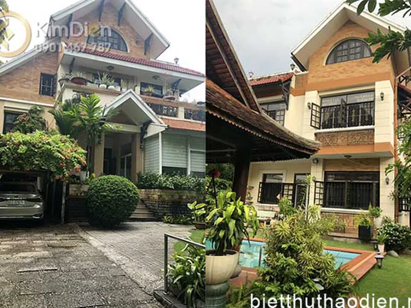 Cho Thuê Biệt Thự 800m2 Khu Compound Đường Nguyễn Văn Hưởng Thảo Điền