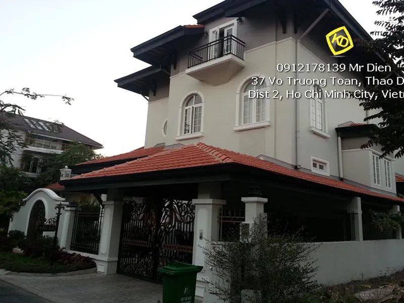 Cho thuê biệt thự đẹp Thảo Điền Quận 2 đường Nguyễn Ư Dĩ