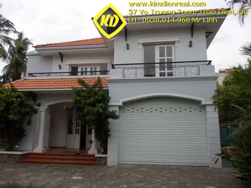 Cho thuê biệt thự hồ bơi sân vườn Xuân Thủy Thảo Điền