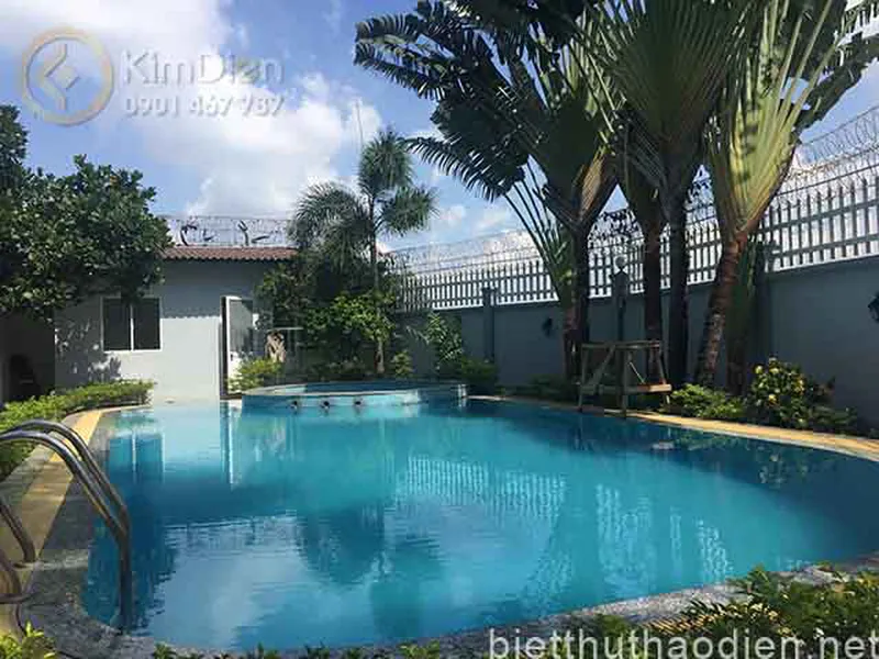 Cho Thuê Biệt Thự Thảo Điền 4 Phòng Ngủ Có Hồ Bơi
