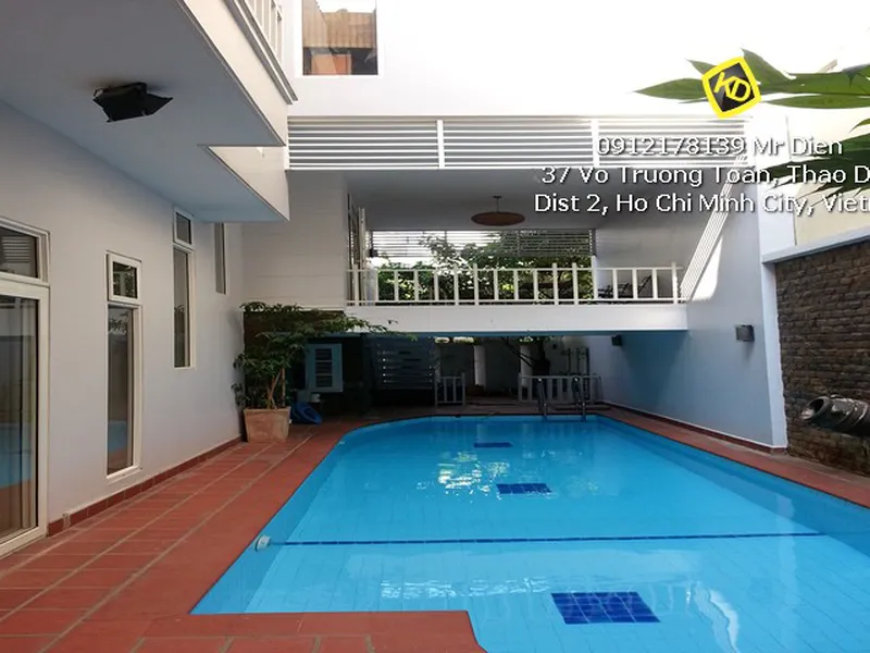Cho thuê biệt thự Thảo Điền nội thất cao cấp có hồ bơi đẹp 2500$/ tháng