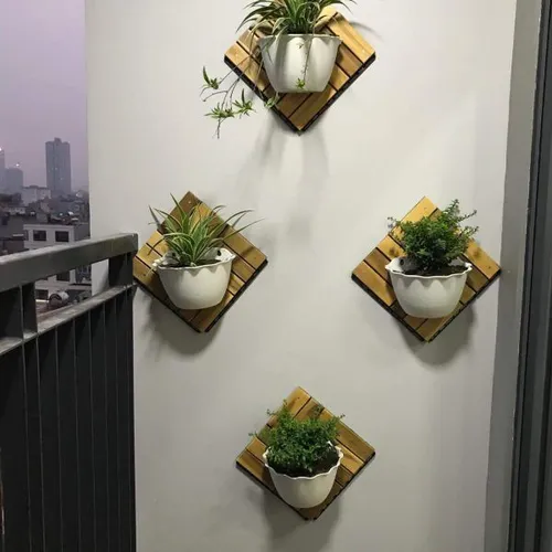 Chậu cây treo tường cho ban công