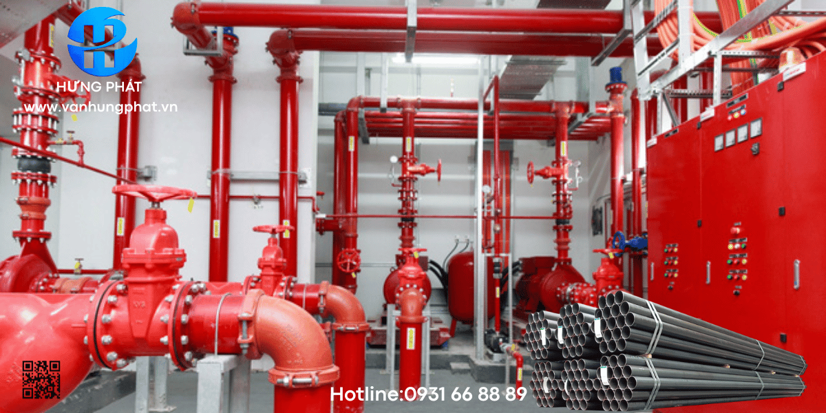 Ống thép ứng dụng vào phòng cháy chữa cháy