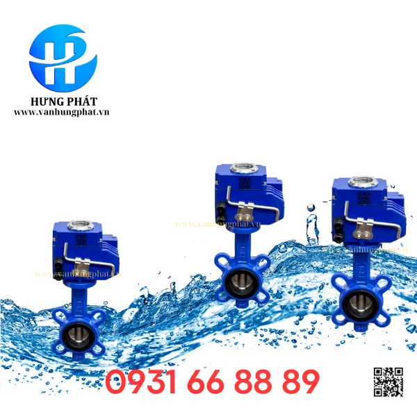 Van bướm điện , van bướm điều khiển điện  