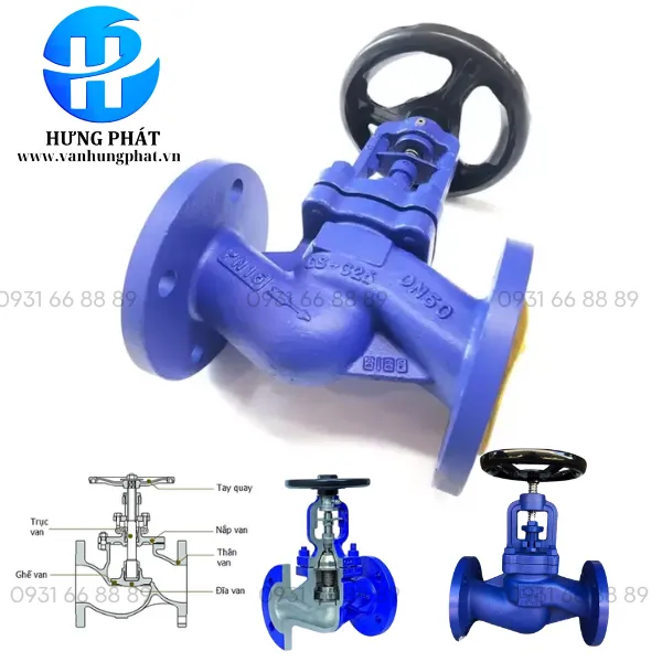 Van cầu hơi chữ ngã Hưng Phát