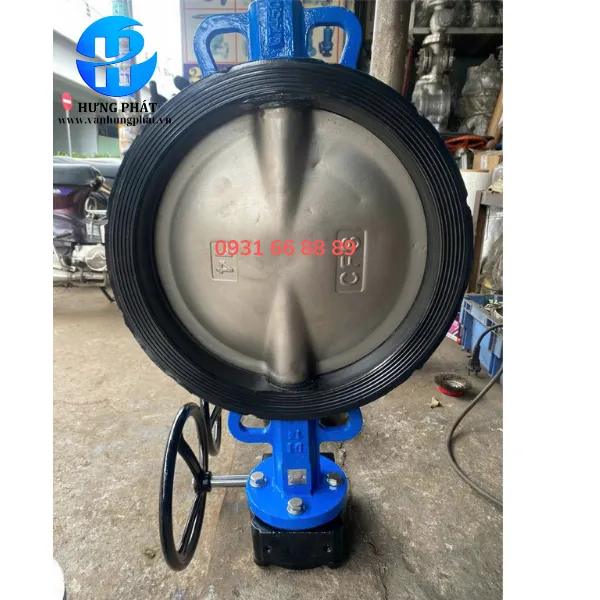 Van bướm gang tay quay  - Van bướm mặt bích giá tốt – Hưng Phát