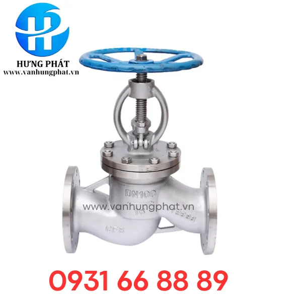 Van cầu hơi chữ ngã inox 304 PN16 – Hưng Phát | Bền bỉ, giá cạnh tranh.