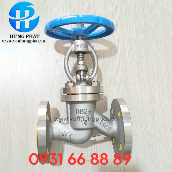 Van cầu hơi chữ ngã inox 304 PN16 – Hưng Phát | Bền bỉ, giá cạnh tranh.