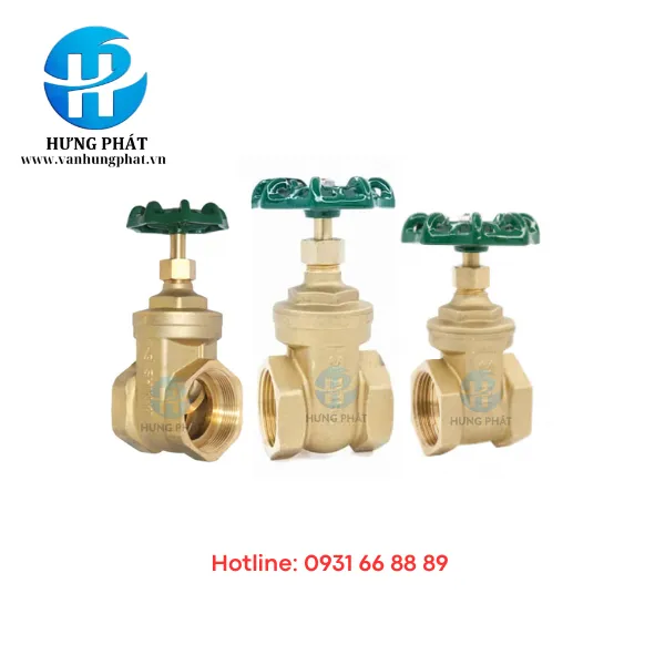 Van cổng ren đồng DN 15