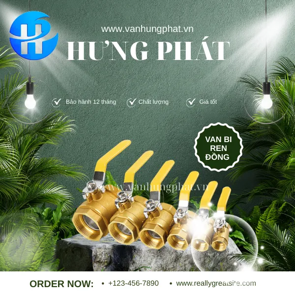 Van bi ren đồng tay gạt giá tốt | Hưng Phát phân phối chính hãng