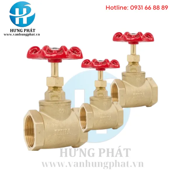 Van cầu hơi ren đồng DN 25
