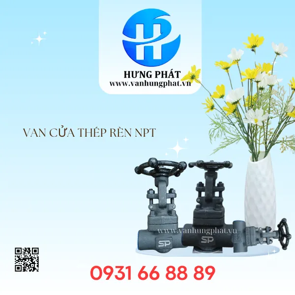Van cổng thép