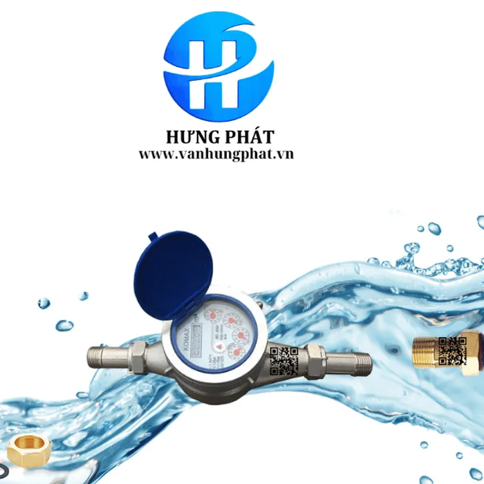 ĐỒNG HỒ NƯỚC REN KOMAX DN 15