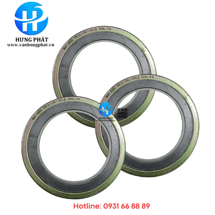 Gioăng chì chịu nhiệt/Gioăng chì 3 vành 