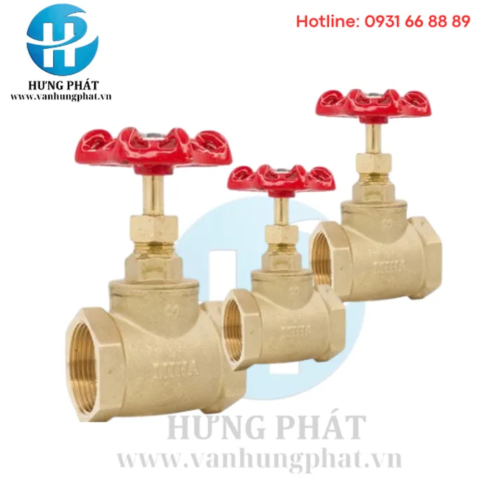 Van cầu hơi ren đồng DN 25