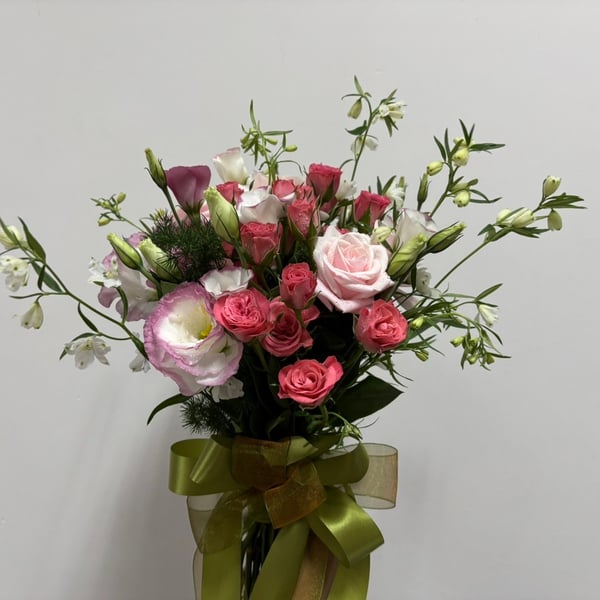 Mua Bó Hoa Hồng Phối Cát Tường Dáng Cao Bay Bổng | Hoa Flower Dance