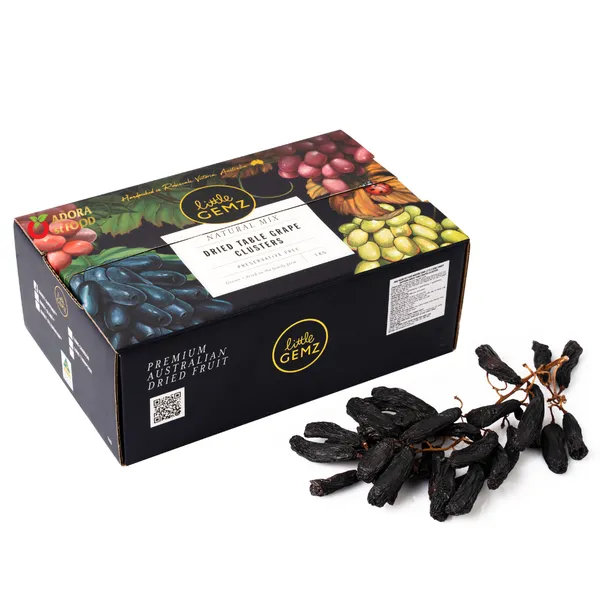 Sweet Sapphire Dried Grape Clusters Little Gemz 1kg