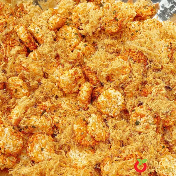 Mini Crispy Rice with Fluffy Pork Floss