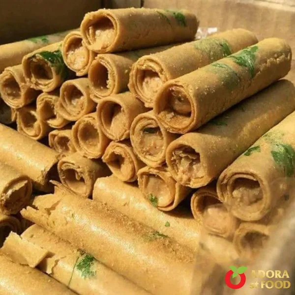 Peanut Cilantro Tube Cookies