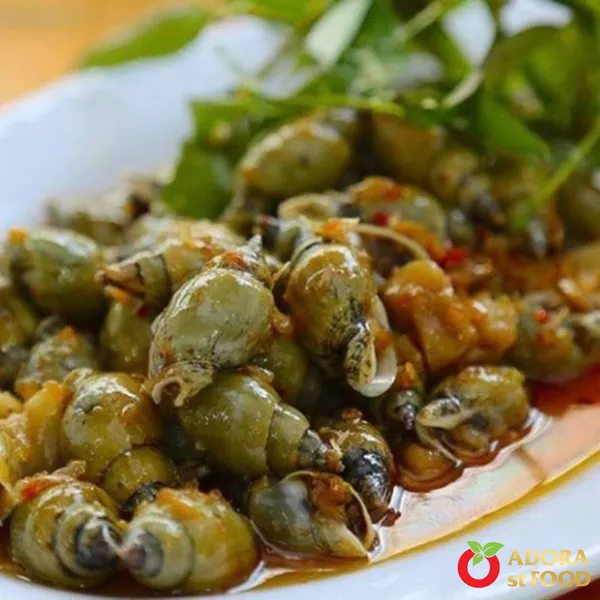 Satay Stir-Fried Horned Snails