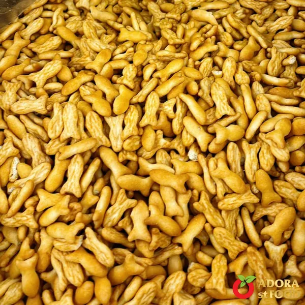 Savory Fish-Shaped Crackers