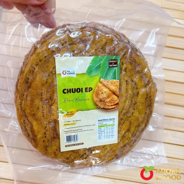 Soft-Pressed Dried Bananas