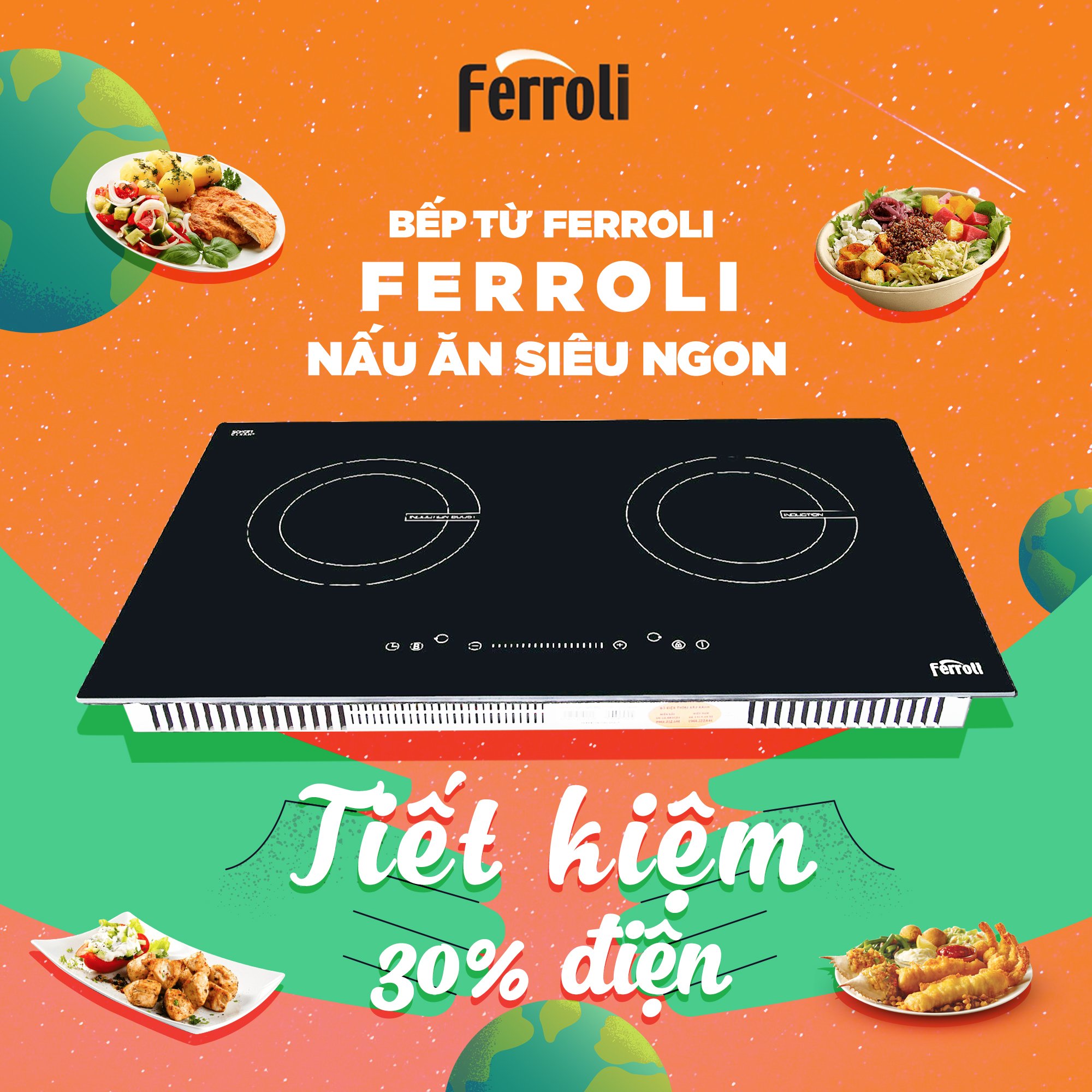 bếp từ ferroli bếp từ ferroli