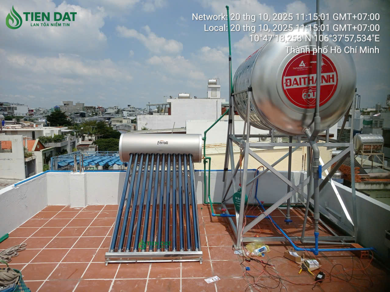 giao lắp đặt máy NLMT Ferroli giao lắp đặt máy NLMT Ferroli