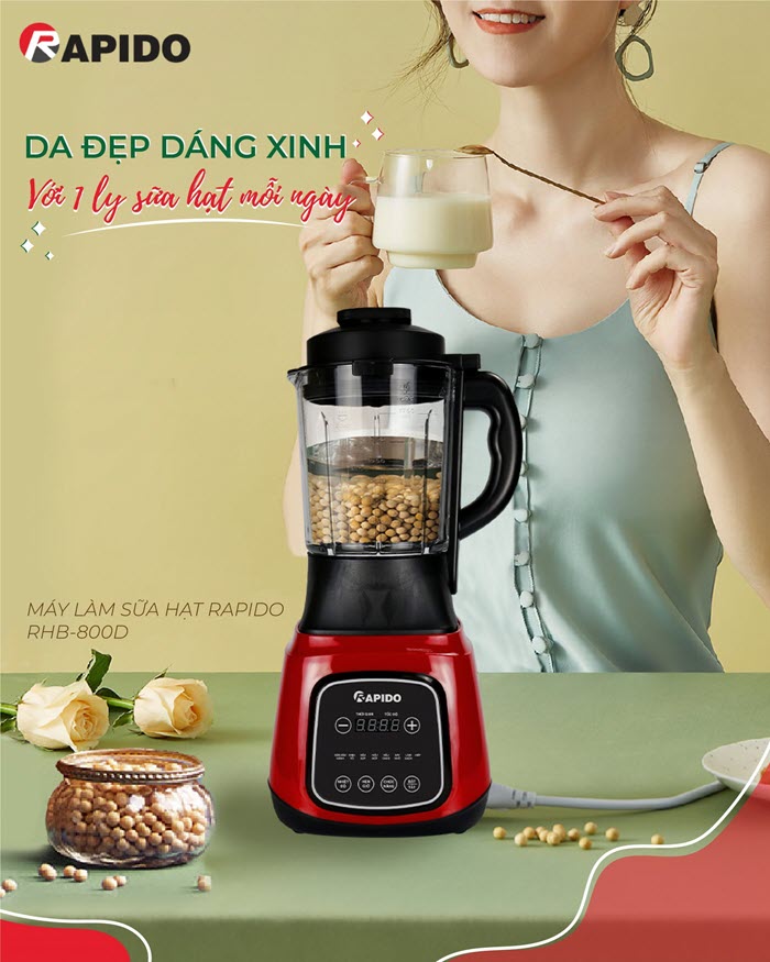 máy nấu sữa hạt rapido máy nấu sữa hạt rapido