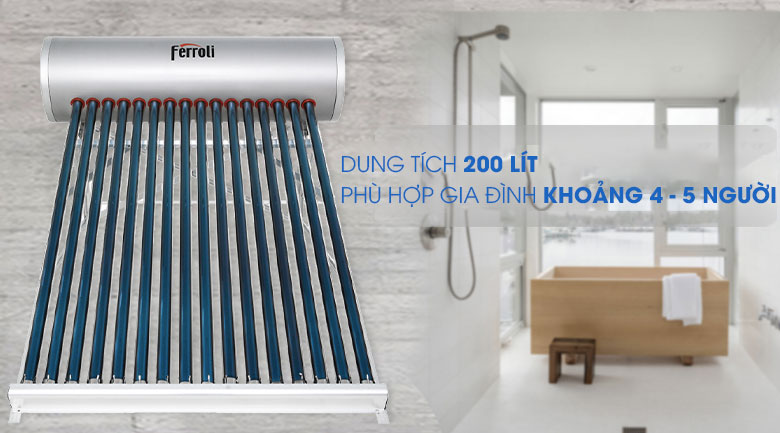 bình năng lượng mặt trời ferroli bình năng lượng mặt trời ferroli