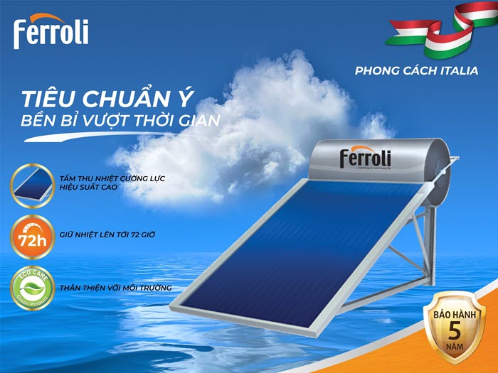 Máy năng lượng mặt trời Ferroli Máy năng lượng mặt trời Ferroli