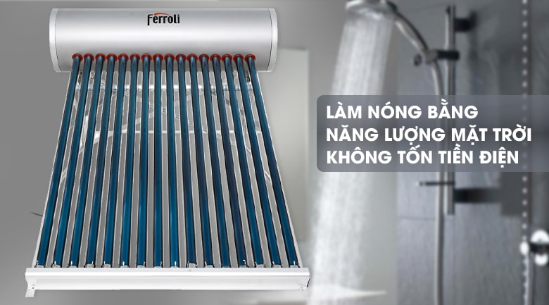máy nước nóng năng lượng mặt trời Ferroli máy nước nóng năng lượng mặt trời Ferroli