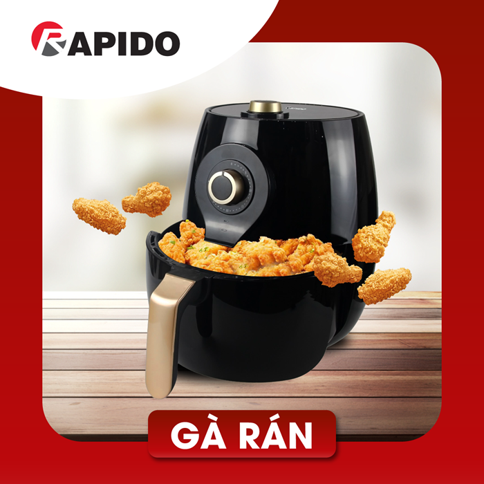 nồi chiên không dầu rapido nồi chiên không dầu rapido