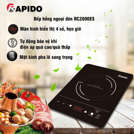 Bếp hồng ngoại đơn RC2000ES Bếp hồng ngoại đơn RC2000ES