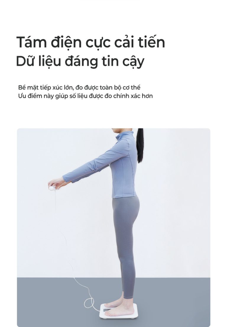 Cân sức khỏe thông minh Rapido RSB-06WS Cân sức khỏe thông minh Rapido RSB-06WS