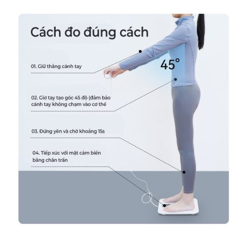 Cân sức khỏe thông minh Rapido RSB-06WS Cân sức khỏe thông minh Rapido RSB-06WS