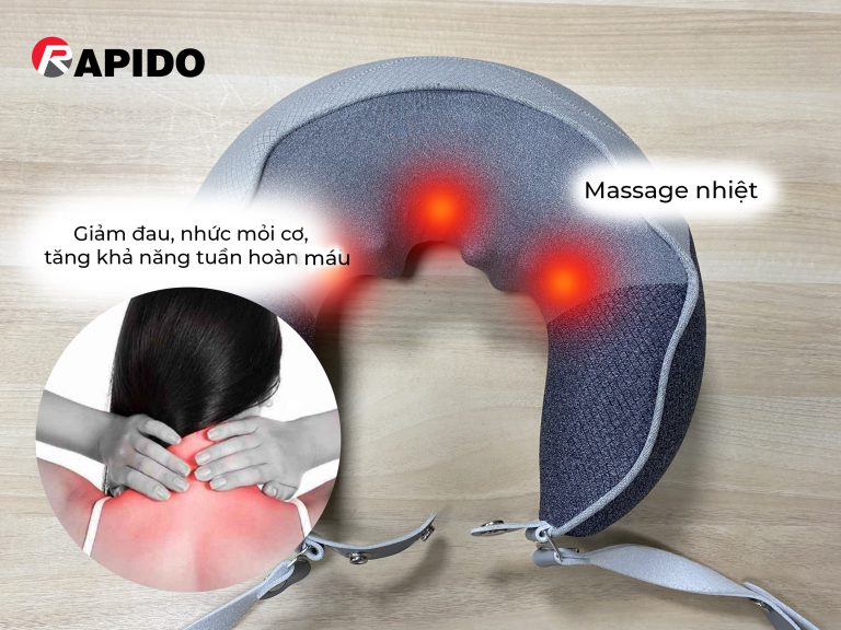 Máy massage cổ Rapido RNM 010 Máy massage cổ Rapido RNM 010