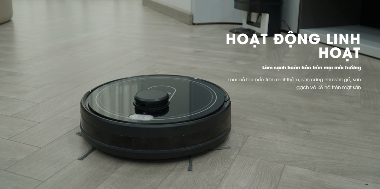 Robot hút bụi lau nhà Hecquyn 2 Robot hút bụi lau nhà Hecquyn 2
